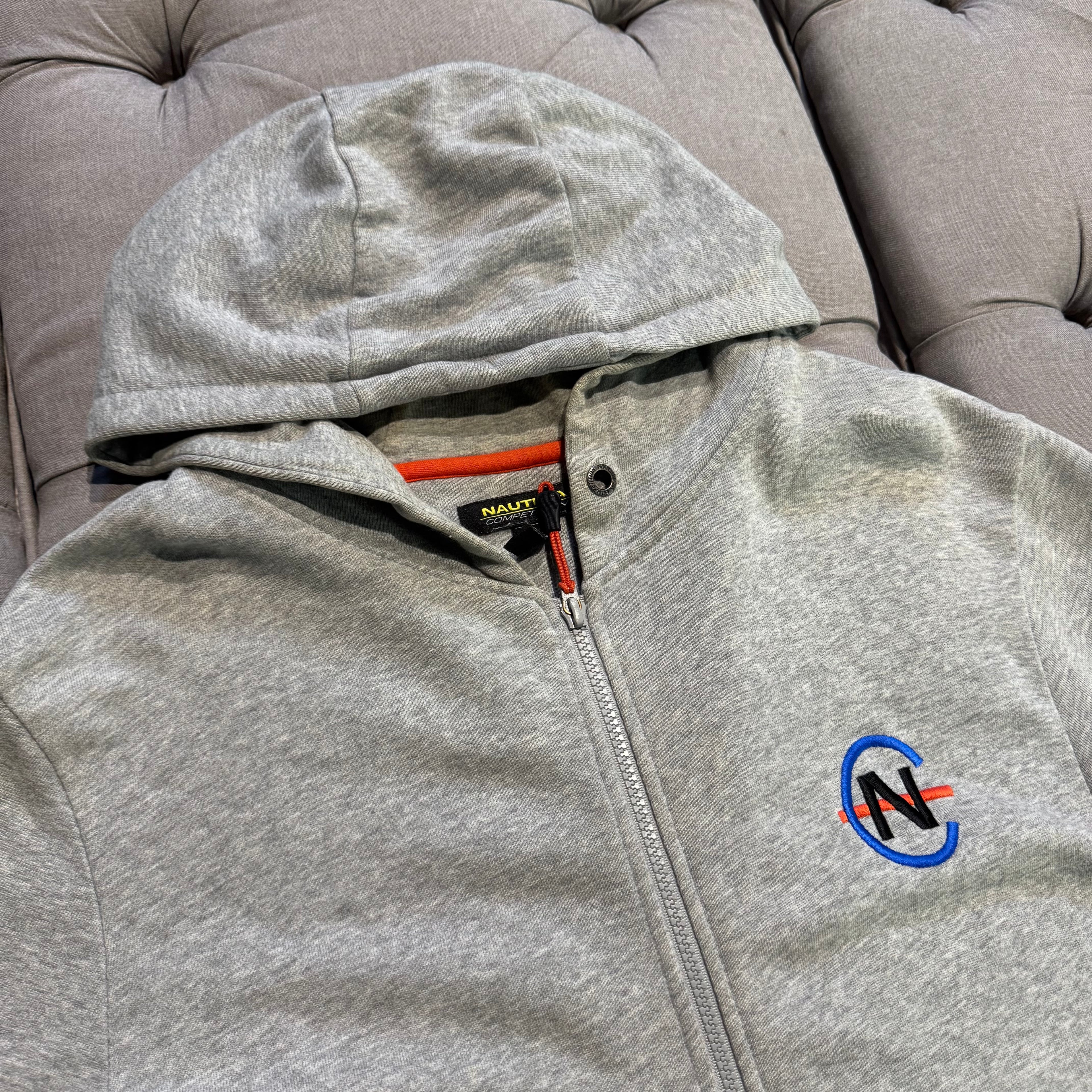 Nautica Competition Zipup Hoodie 'Grey Blue' (Second hand)