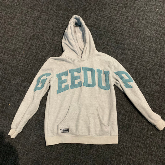 Geedup Team Logo Hoodie 'Grey Teal' (Second hand)