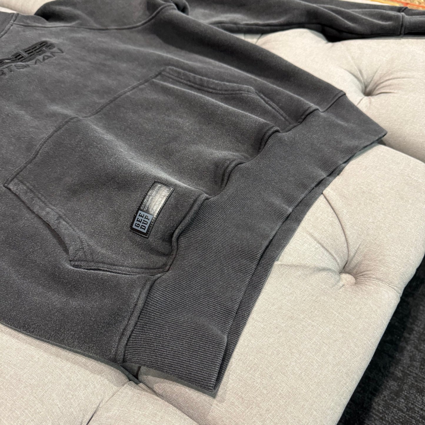 Geedup Sportsman Hoodie 'Washed Black' (Second hand)