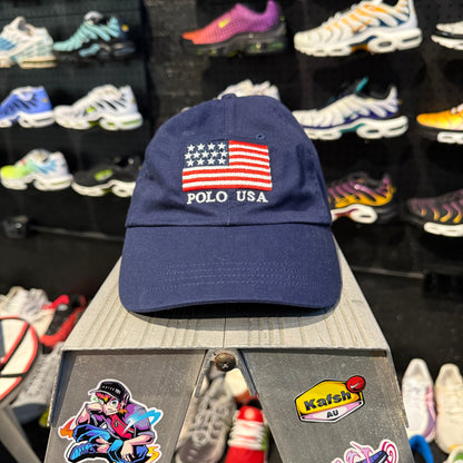 Polo Ralph Lauren Denim Flag USA Cap 'Navy' (Second Hand)