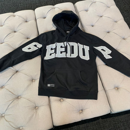 Geedup Team Logo Hoodie 'Black/Grey' (Second hand)