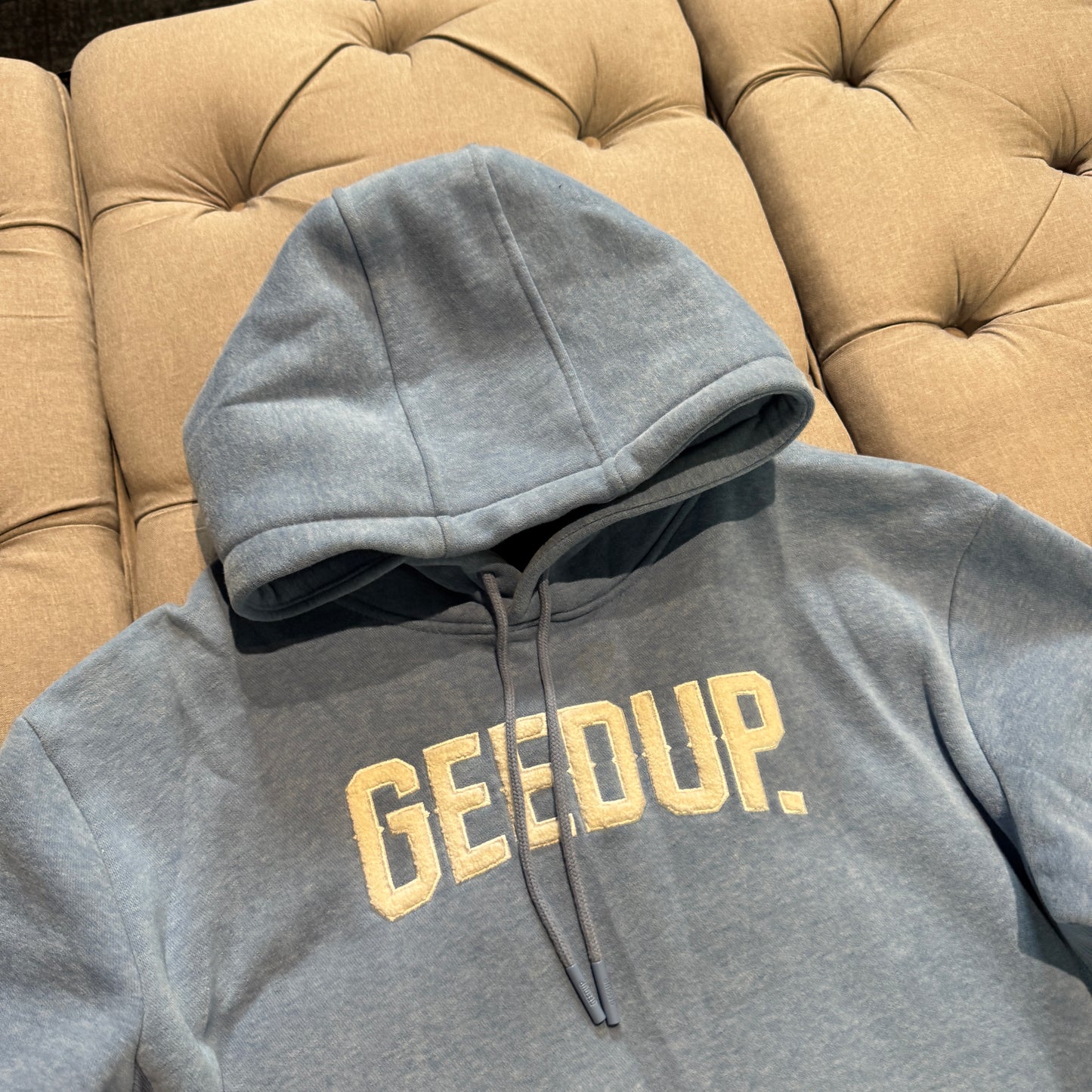 Geedup Play For Keeps Hoodie 'Ice Blue' (Second hand)