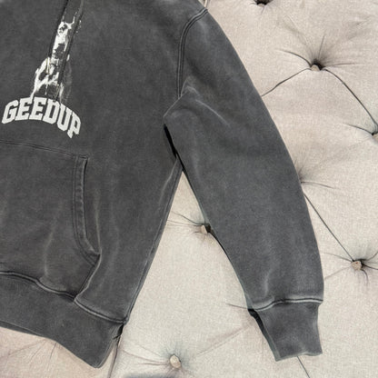 Geedup Doberman Hoodie 'Washed Black' (Second hand)
