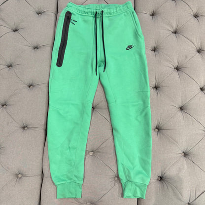 Nike Tech Fleece Hoodie Neon Lime Green Track Pants (Second hand)