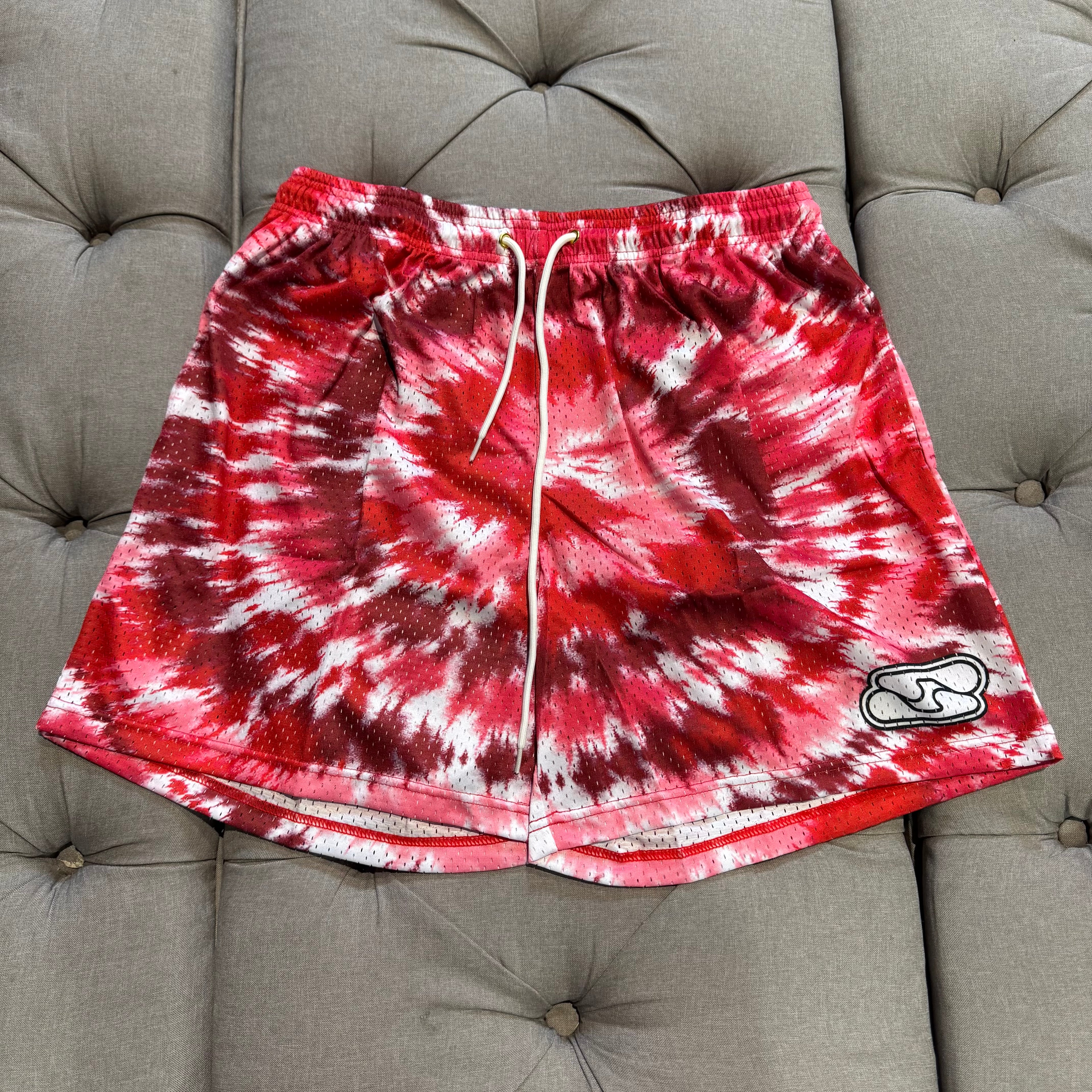 Sphera Mesh Shorts 'Red Tie Dye' (Brand New)
