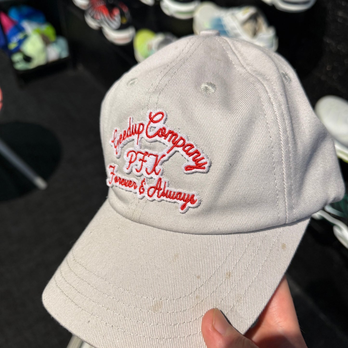 Geedup Company Cap 'Red Grey' (Second hand)