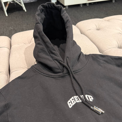 Geedup Micro Logo Hoodie 'Black' (Second hand)
