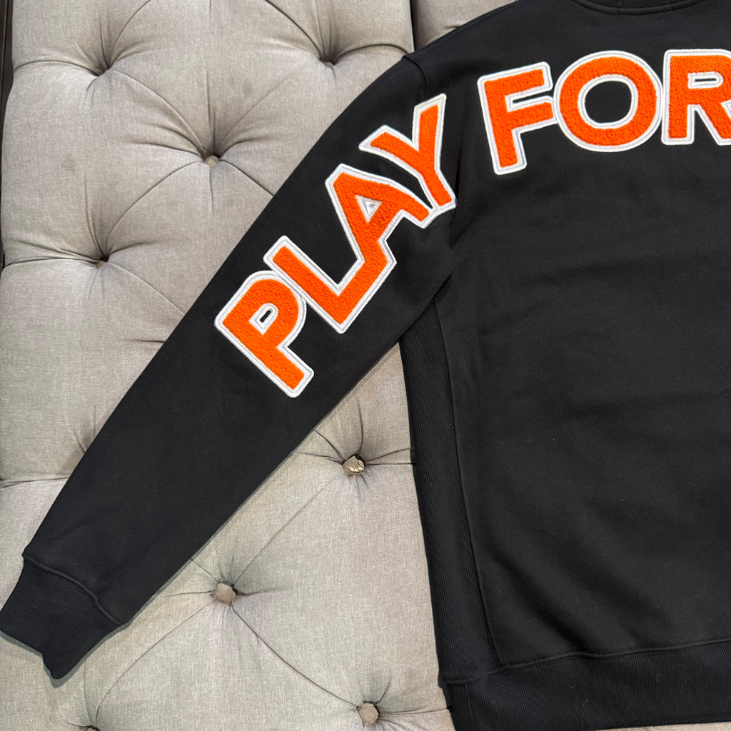 Geedup Play For Keeps Crewneck 'Black Orange' (Unreleased) (Second hand)