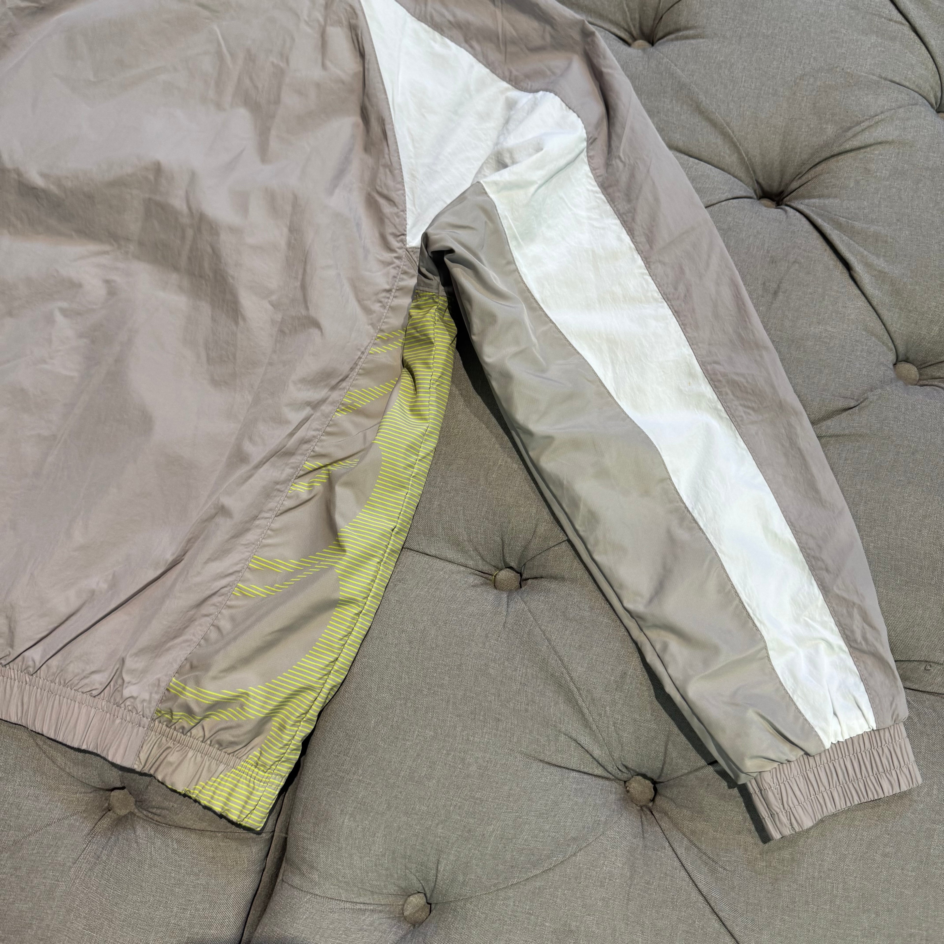 Nike TN Parachute Track Jacket 'White Grey Neon' (Second hand)