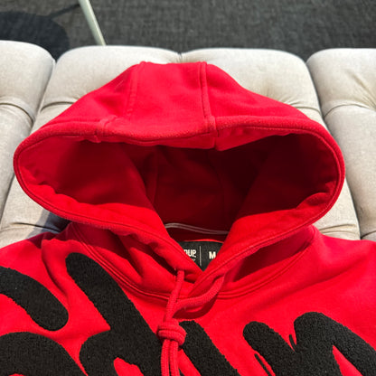 Geedup Handstyle Hoodie 'Red Black' (Second hand)