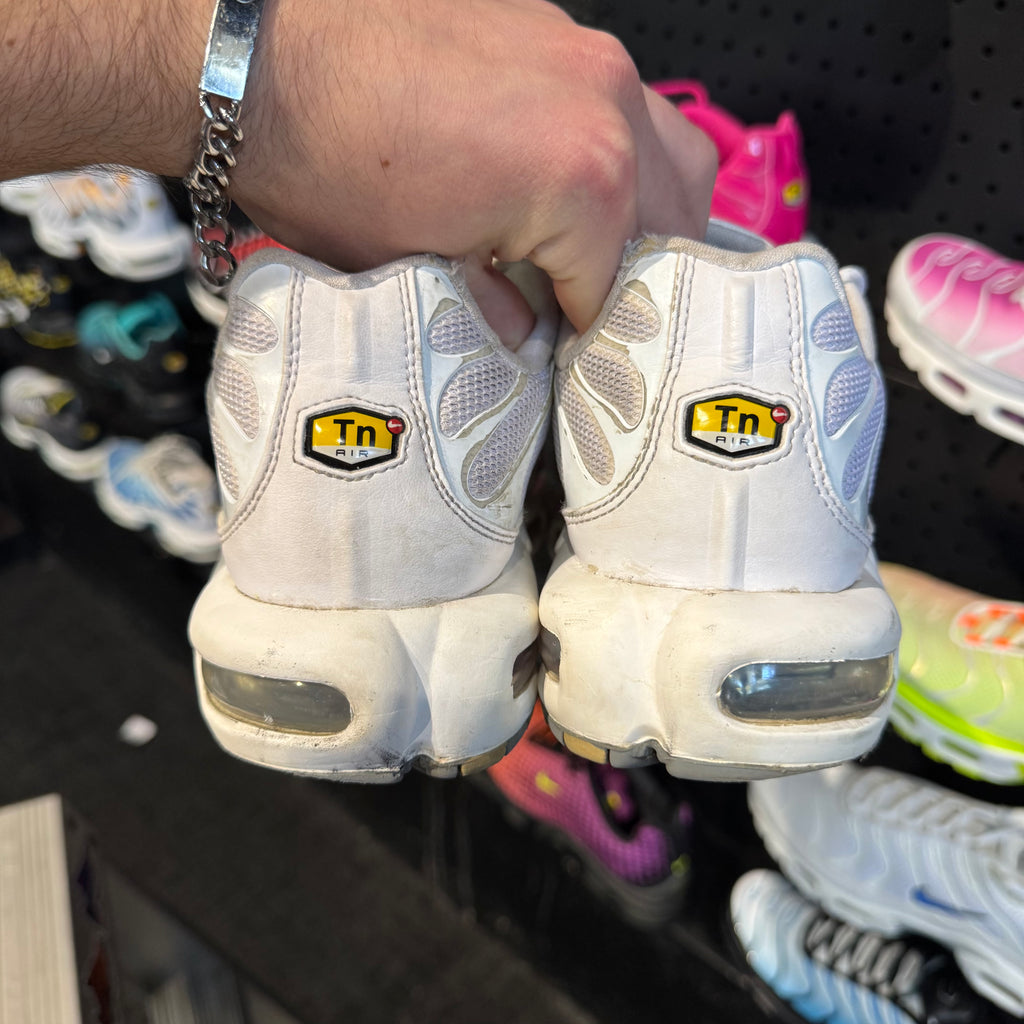 Nike Air Max Plus TN 'Triple White Casper' (Second hand)