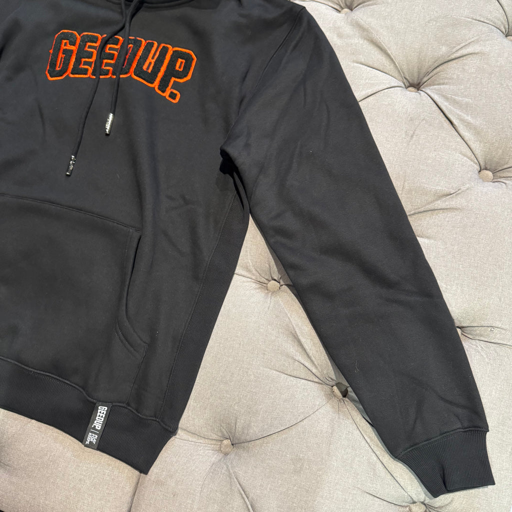 Geedup Play For Keeps Hoodie 'Black Orange Black' (Brand New)