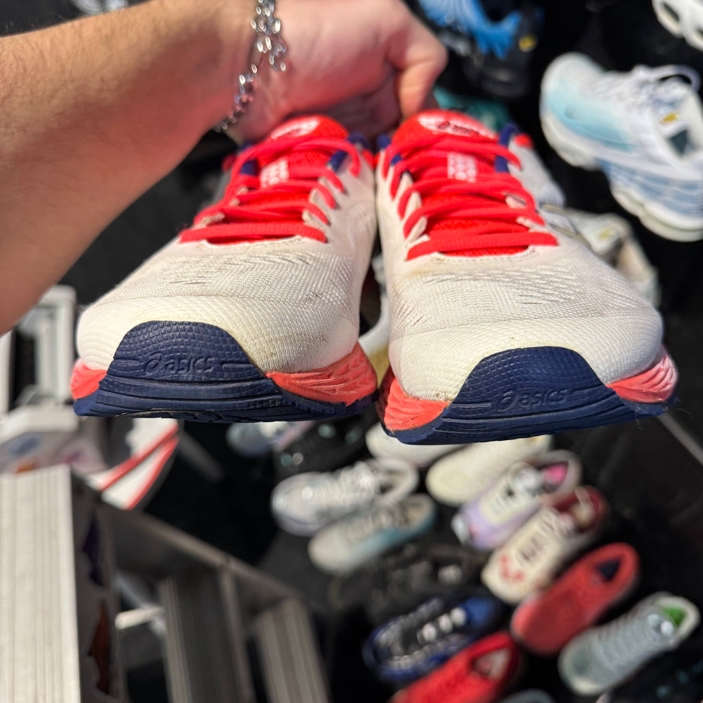 Asics Gel Kayano 25 'White Salmon Navy' (Second hand)