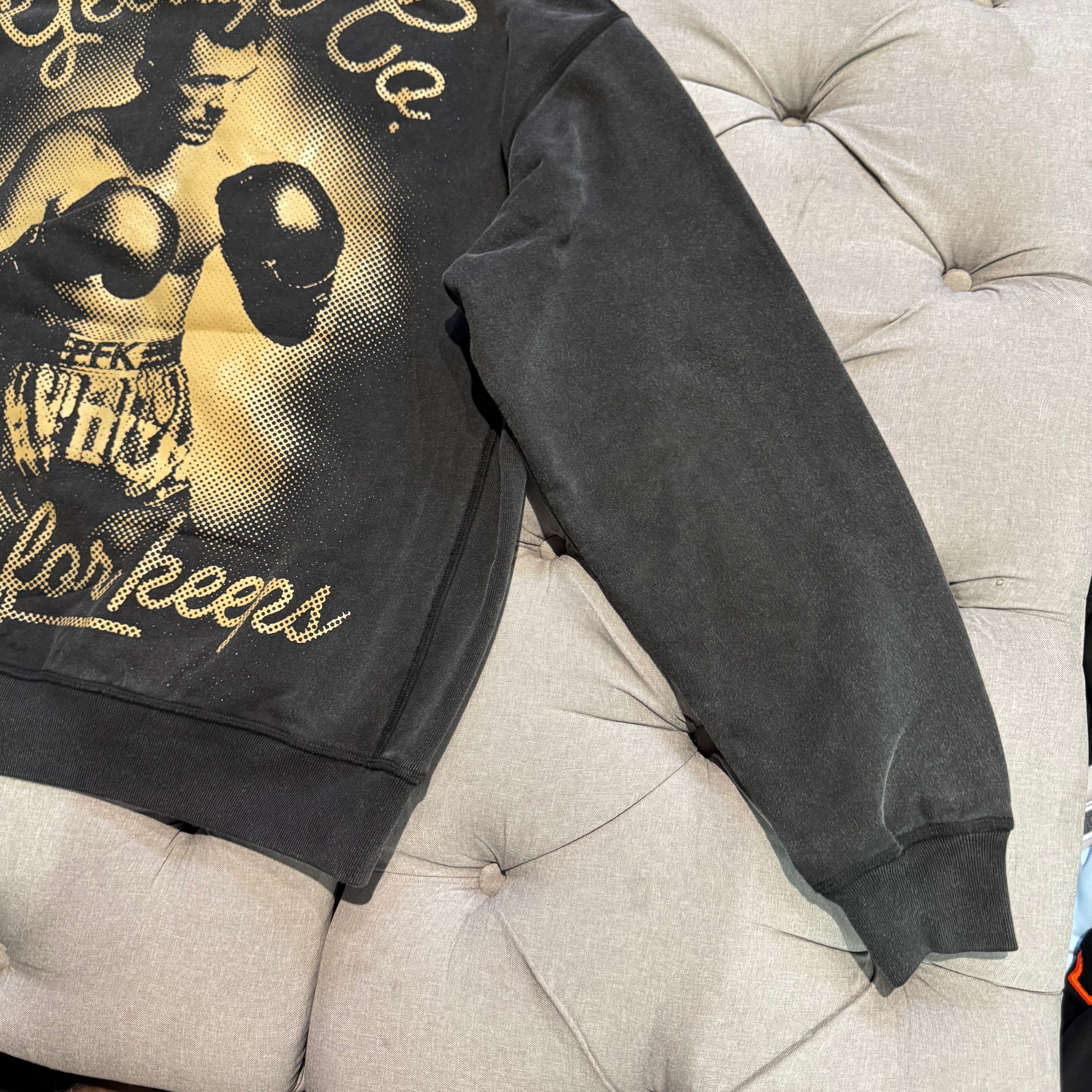 Geedup PFK Boxer Crewneck 'Washed Black' (Second hand)