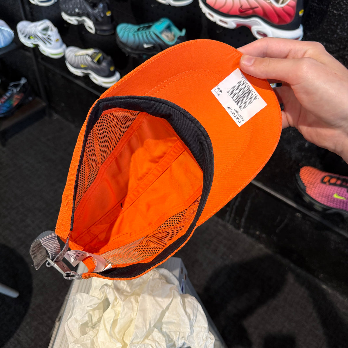 Nike Full Mesh Tailwind Dri-fit Cap 'Orange' (Brand New)