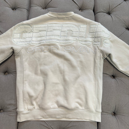 Geedup Sportsman Crewneck 'White Cream' (Second hand)