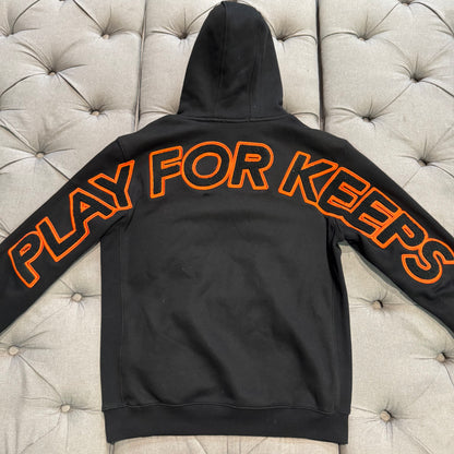Geedup Play For Keeps Hoodie 'Black Black Orange' (Second hand)