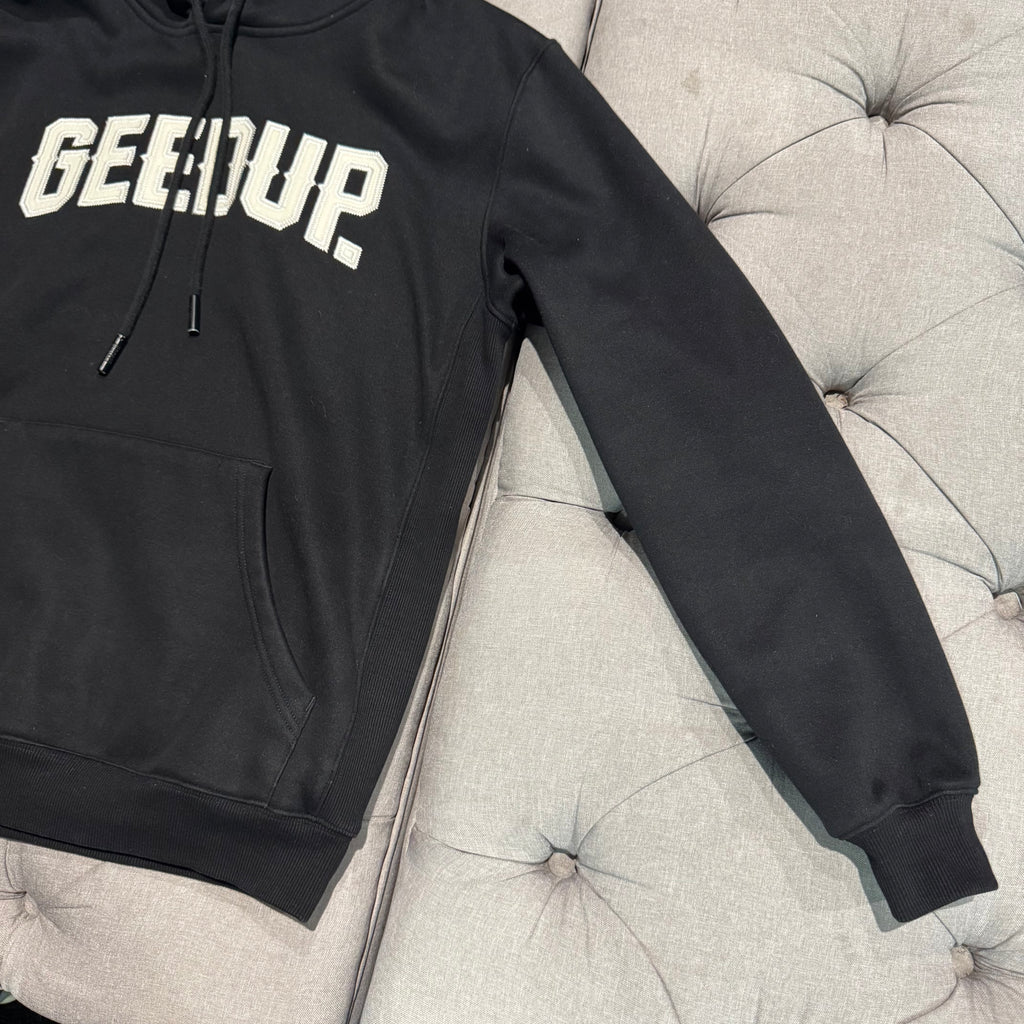Geedup Cities Hoodie 'Black White' (Second hand)