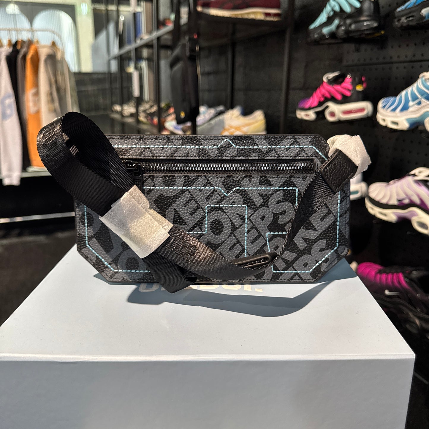 Geedup Blue Handstyle Leather Saddle Bag (Brand New)