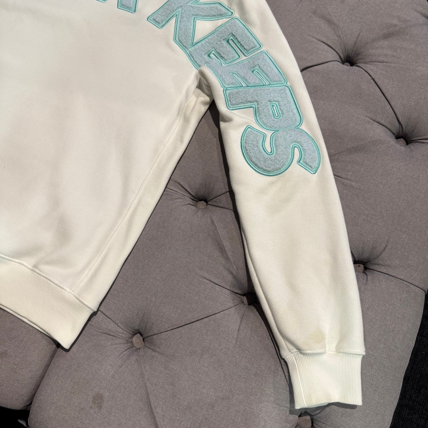 Geedup Play For Keeps Hoodie 'Bone White Teal' (Second hand)