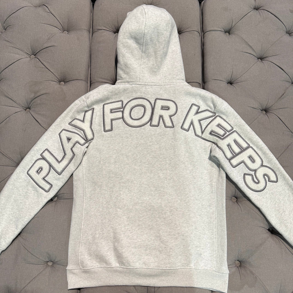 Geedup Play For Keeps Hoodie 'White Marle White' (Second hand)