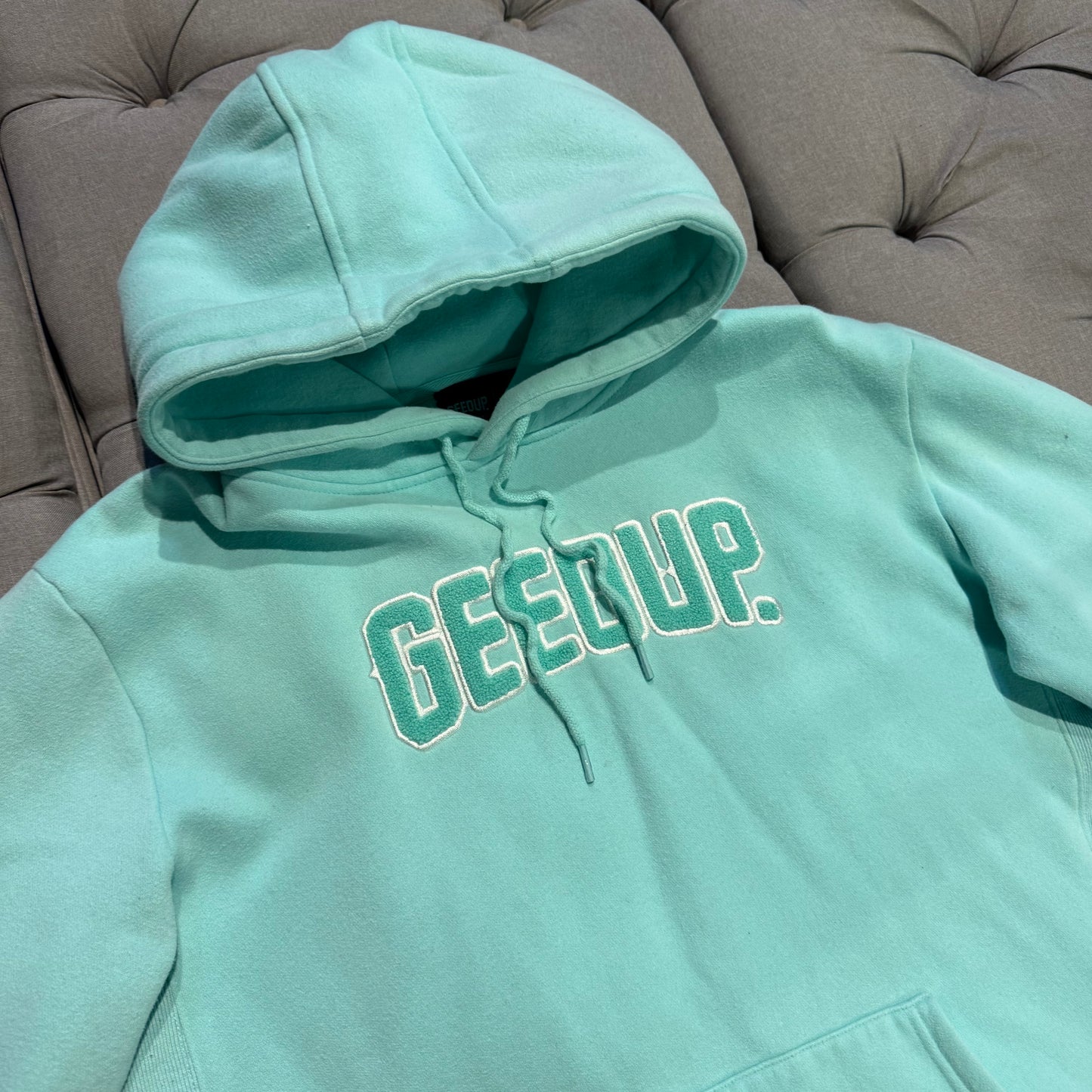 Geedup Play For Keeps Hoodie 'Teal' (Second hand)