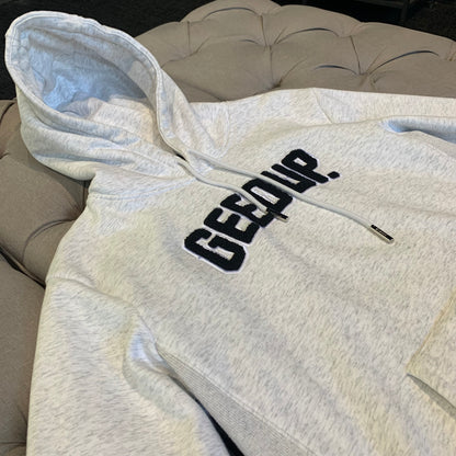 Geedup Play For Keeps Hoodie 'White Black' (Second hand)