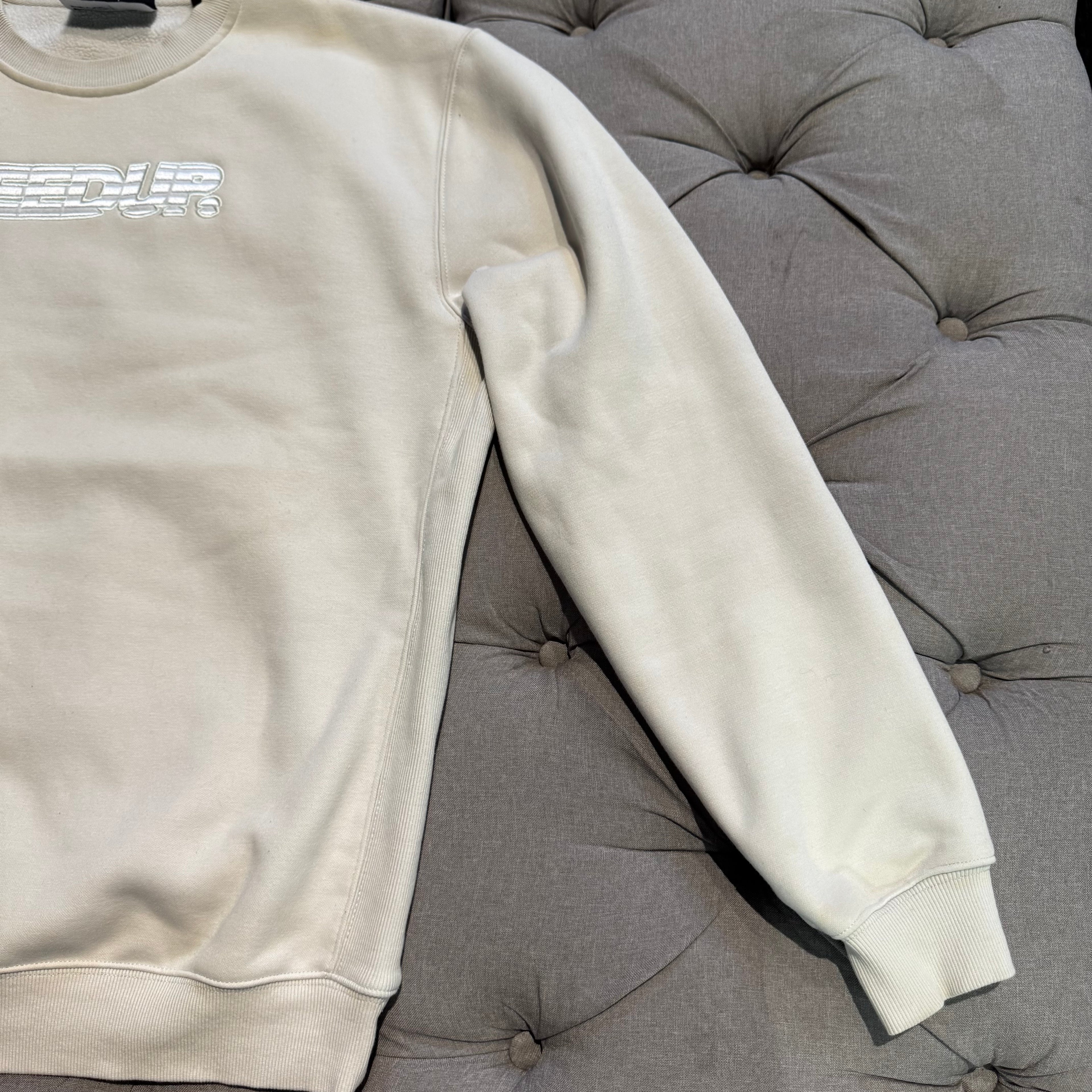Geedup Sportsman Crewneck 'Ice Grey White' (Second hand)