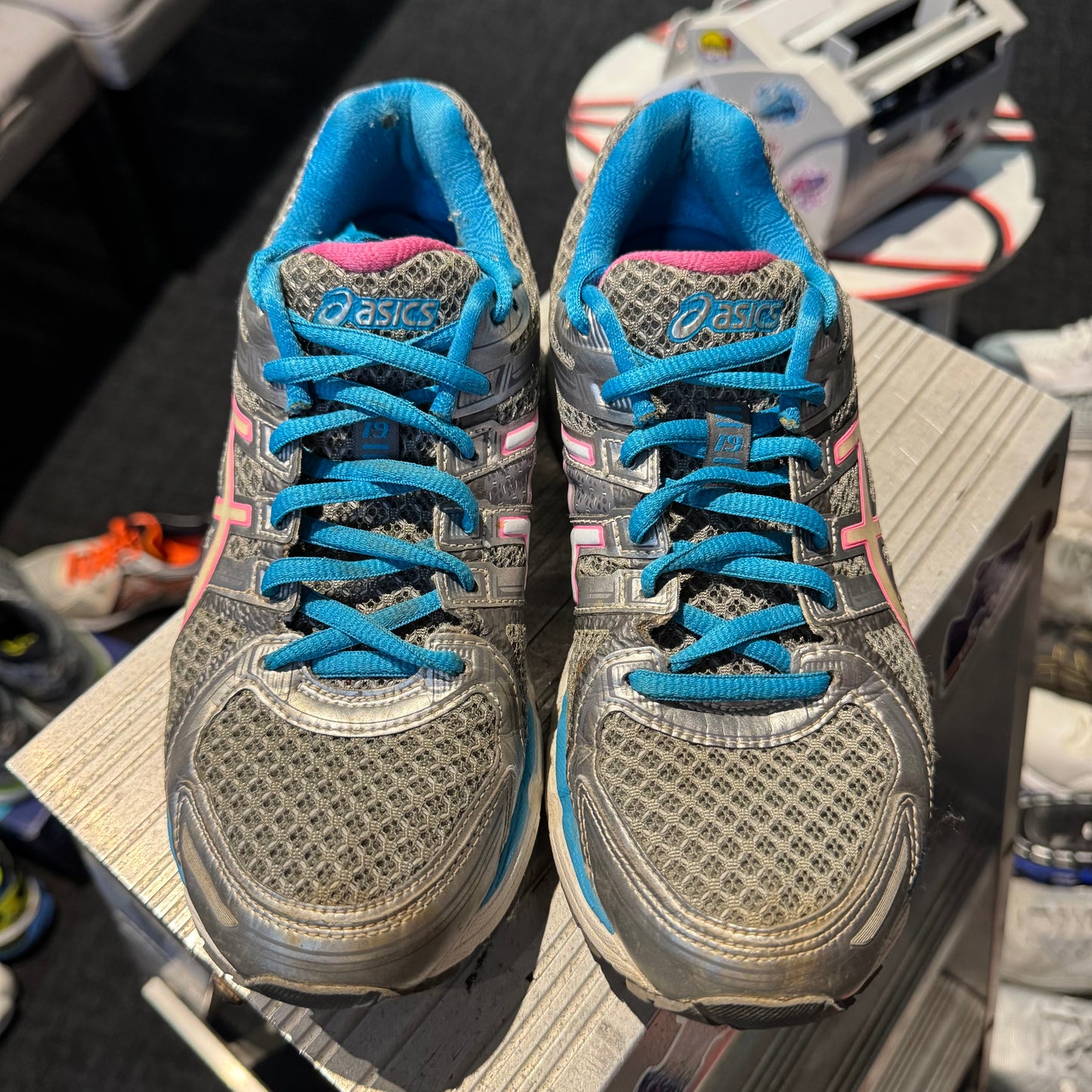 Asics Gel Kayano 19 'Silver Blue Pink' (Second hand)