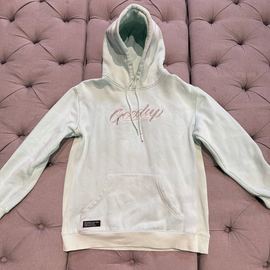 Geedup Jersey Logo Hoodie 'Teal' (Second hand)