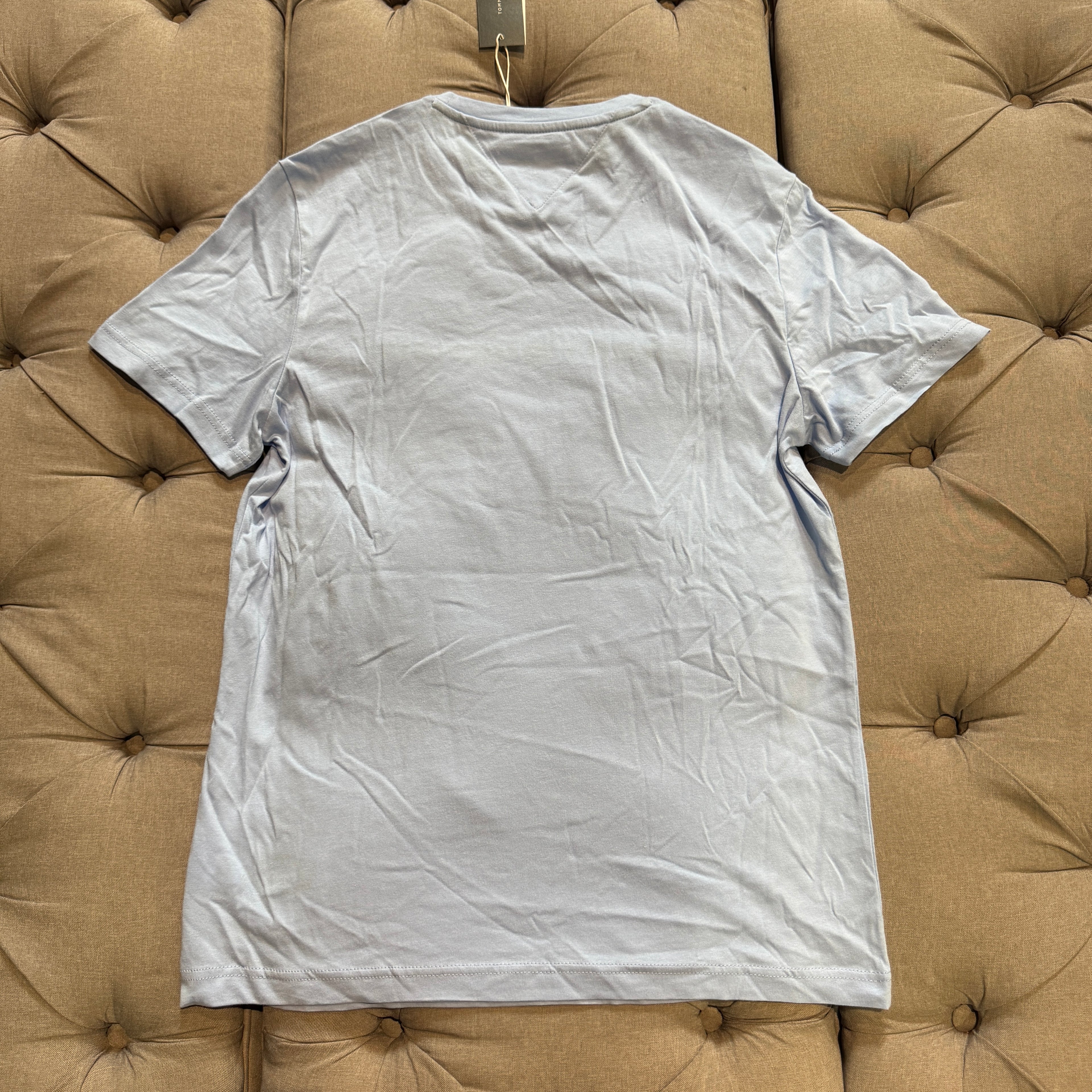 Tommy Hilfiger Slim Fit Linear Logo T-shirt 'Baby Blue'