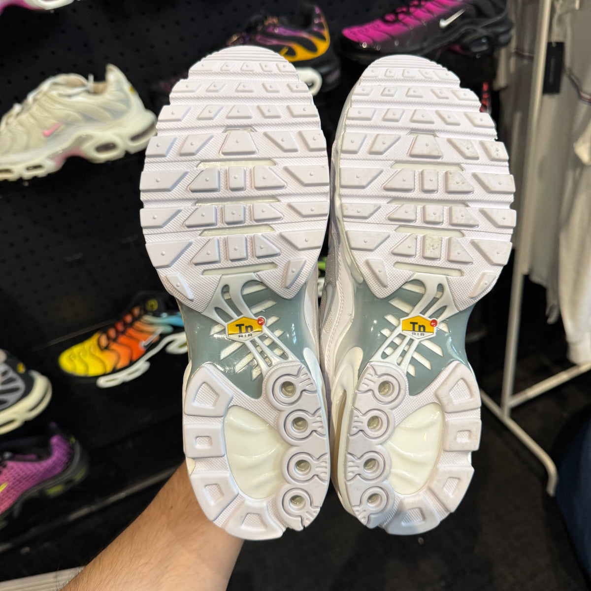 Nike Air Max Plus TN 'Triple White' (Brand New)