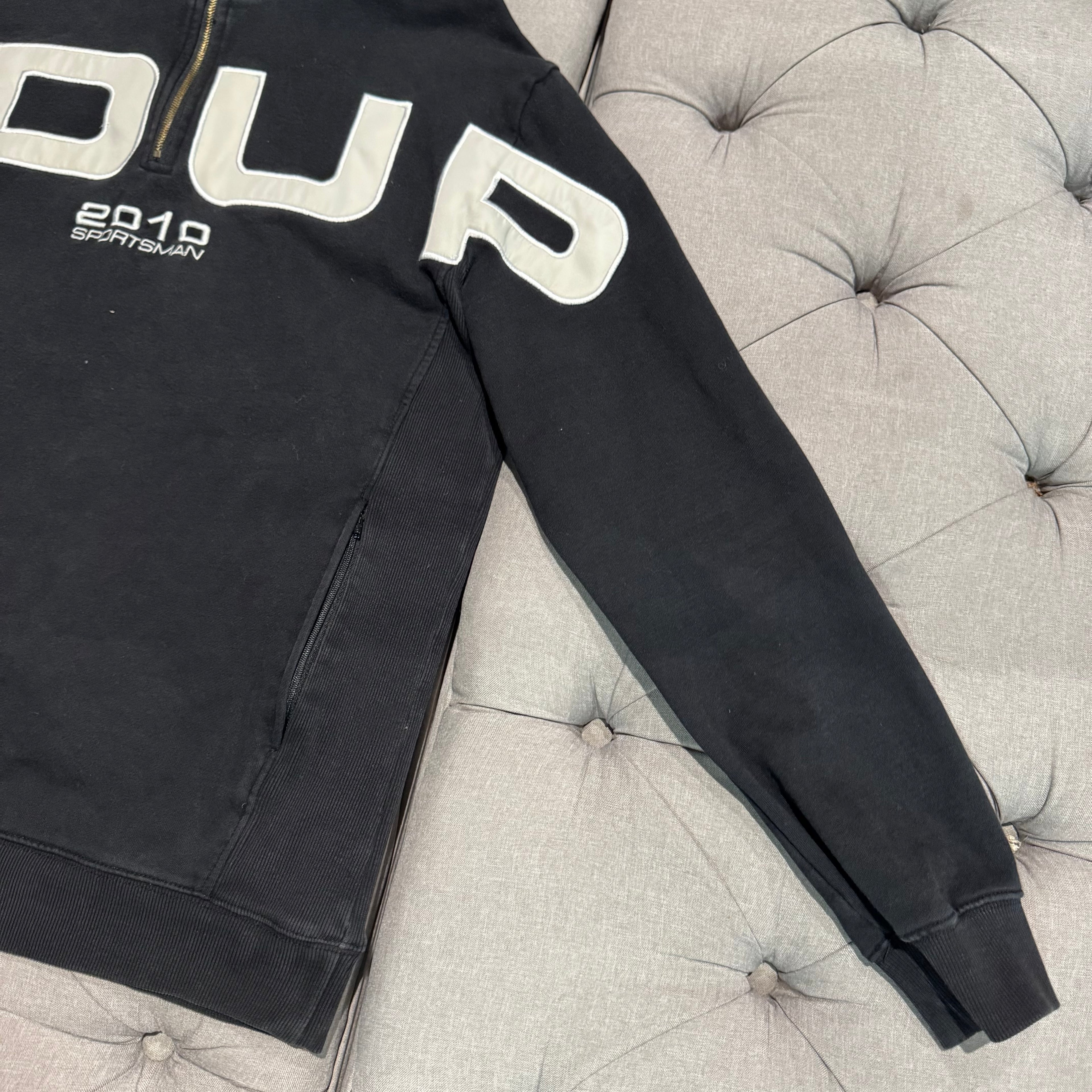 Geedup GDUP Sportsman Quarterzip 'Black White' (Second hand)
