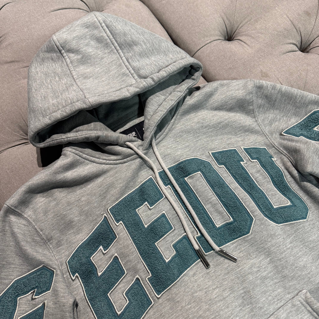 Geedup Team Logo Hoodie 'Grey Teal' (Second hand)