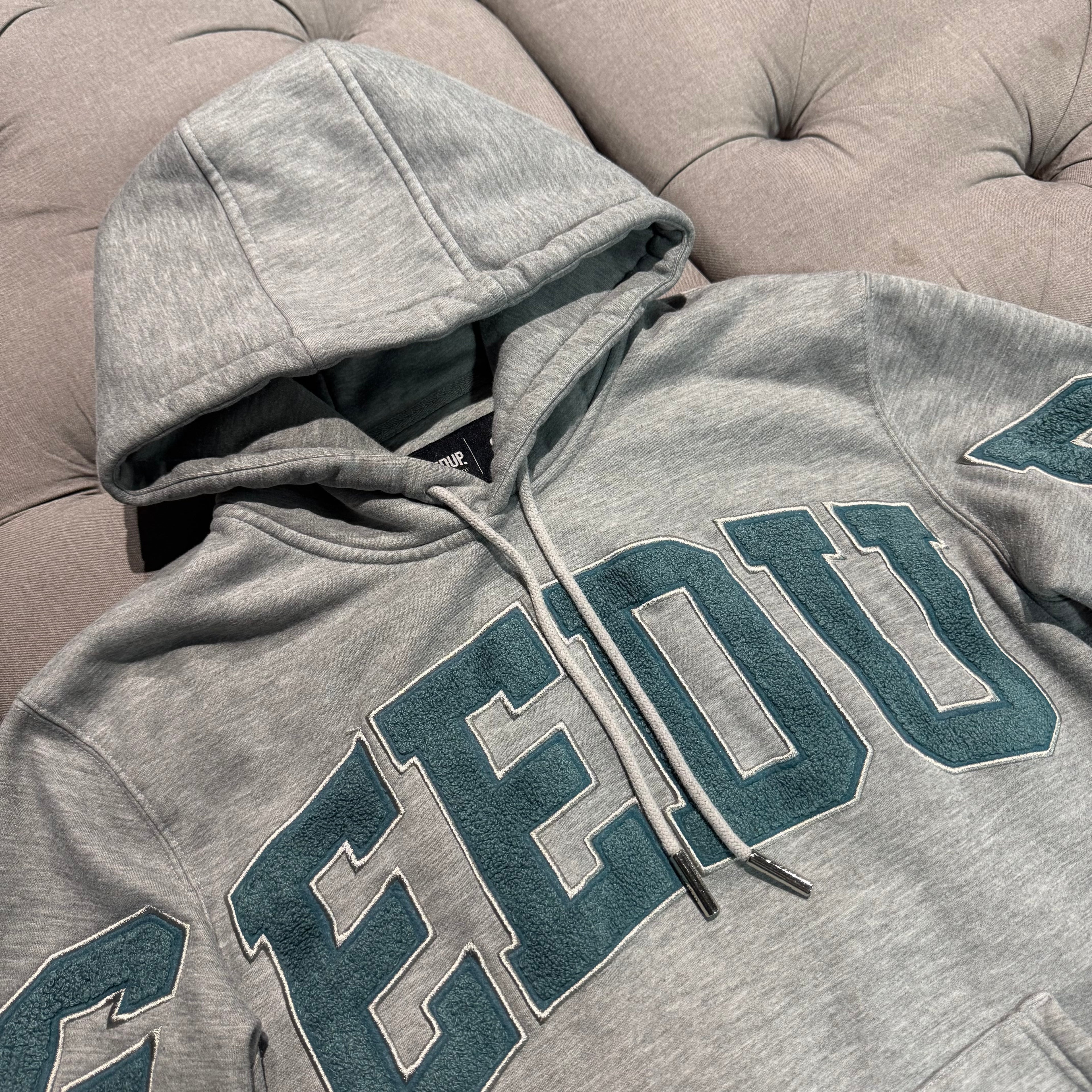 Geedup Team Logo Hoodie 'Grey Teal' (Second hand)