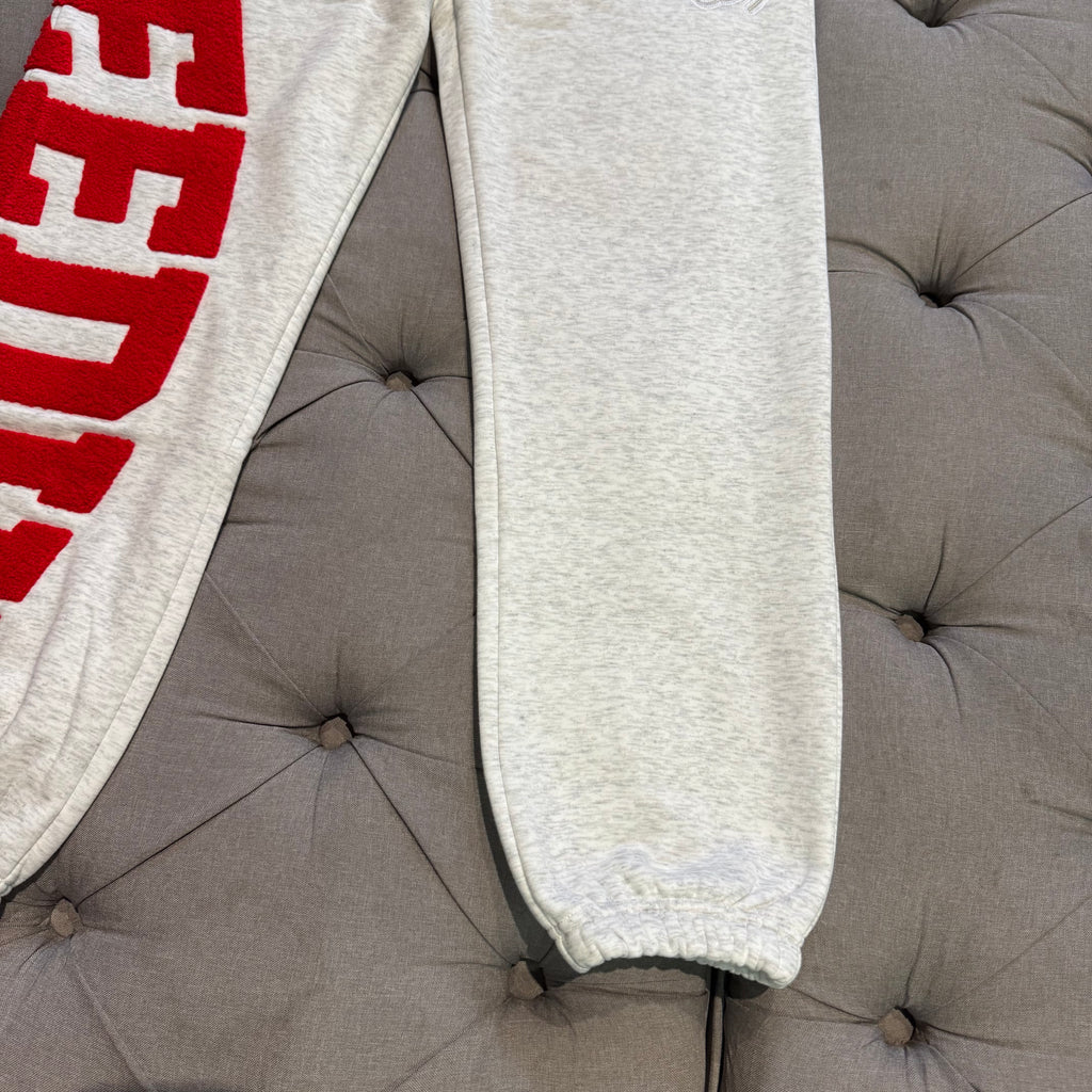 Geedup Team Logo Track Pants 'Marle White Red' (Brand New)