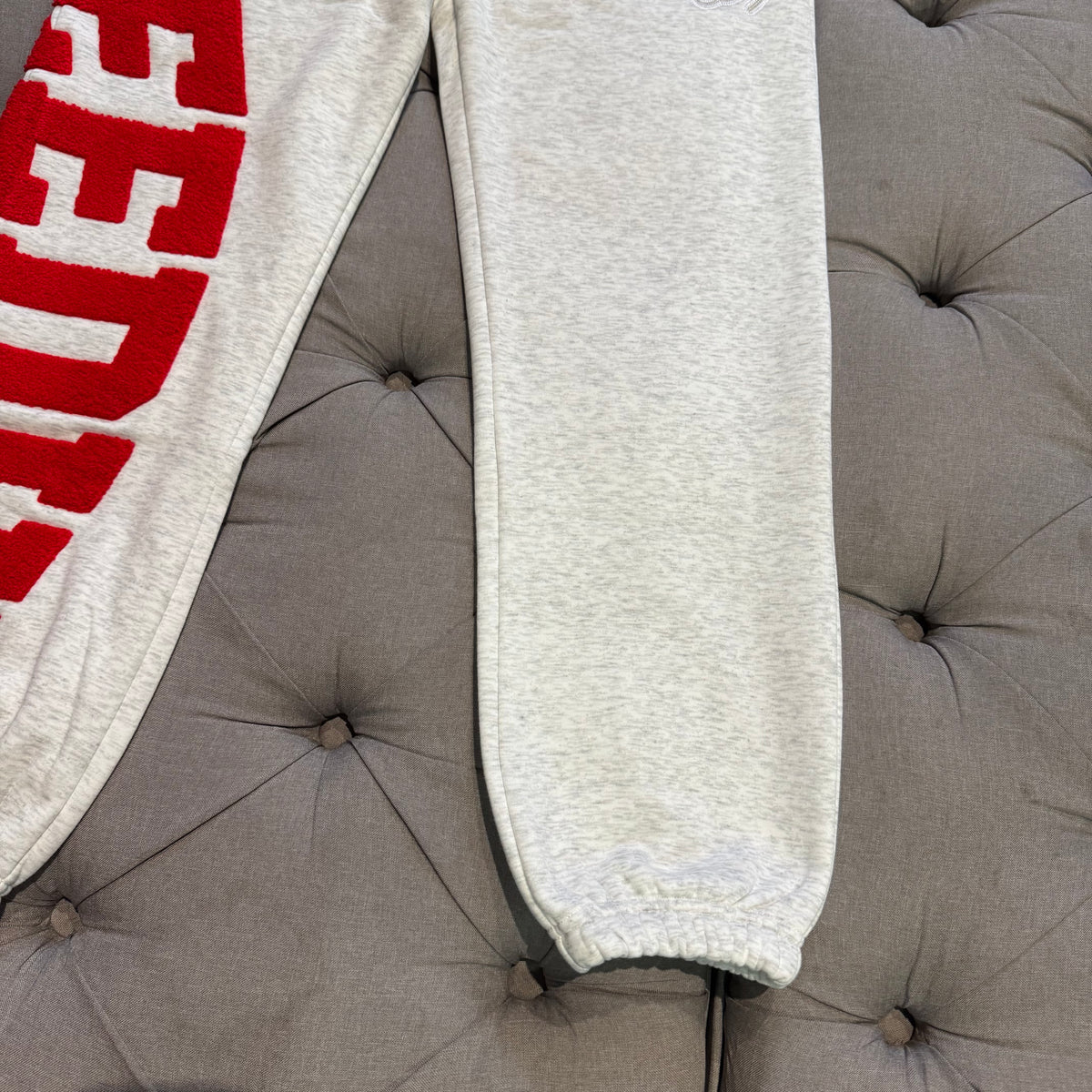 Geedup Team Logo Track Pants 'Marle White Red' (Brand New)