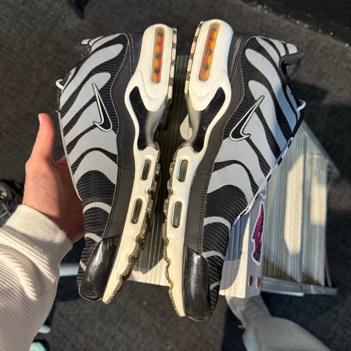 Nike Air Max Plus TN 'Regrind Black Metallic SIlver' (Second hand)