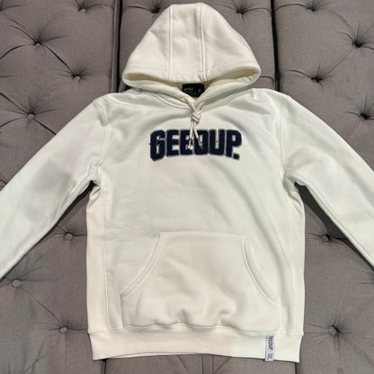 Geedup Play For Keeps Hoodie 'Cream Navy' (Second hand)