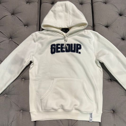 Geedup Play For Keeps Hoodie 'Cream Navy' (Second hand)