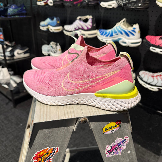 Nike Phantom React Flyknit Running 'Pink Aqua' (Second hand)