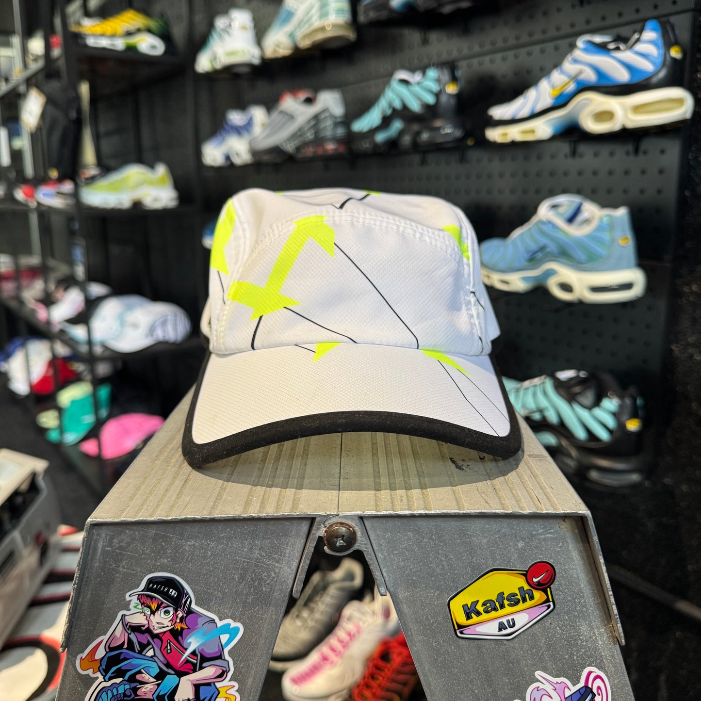 Lacoste Side Logo Cap 'White Neon' (Second hand)