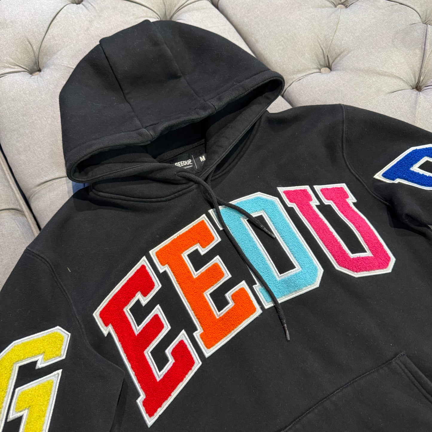 Geedup Team Logo Hoodie 'Rainbow 1.0' (Second hand)