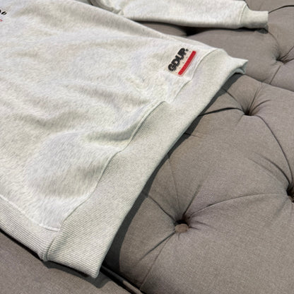 Geedup Sportsman Crewneck 'White Marle Red' (Second hand)