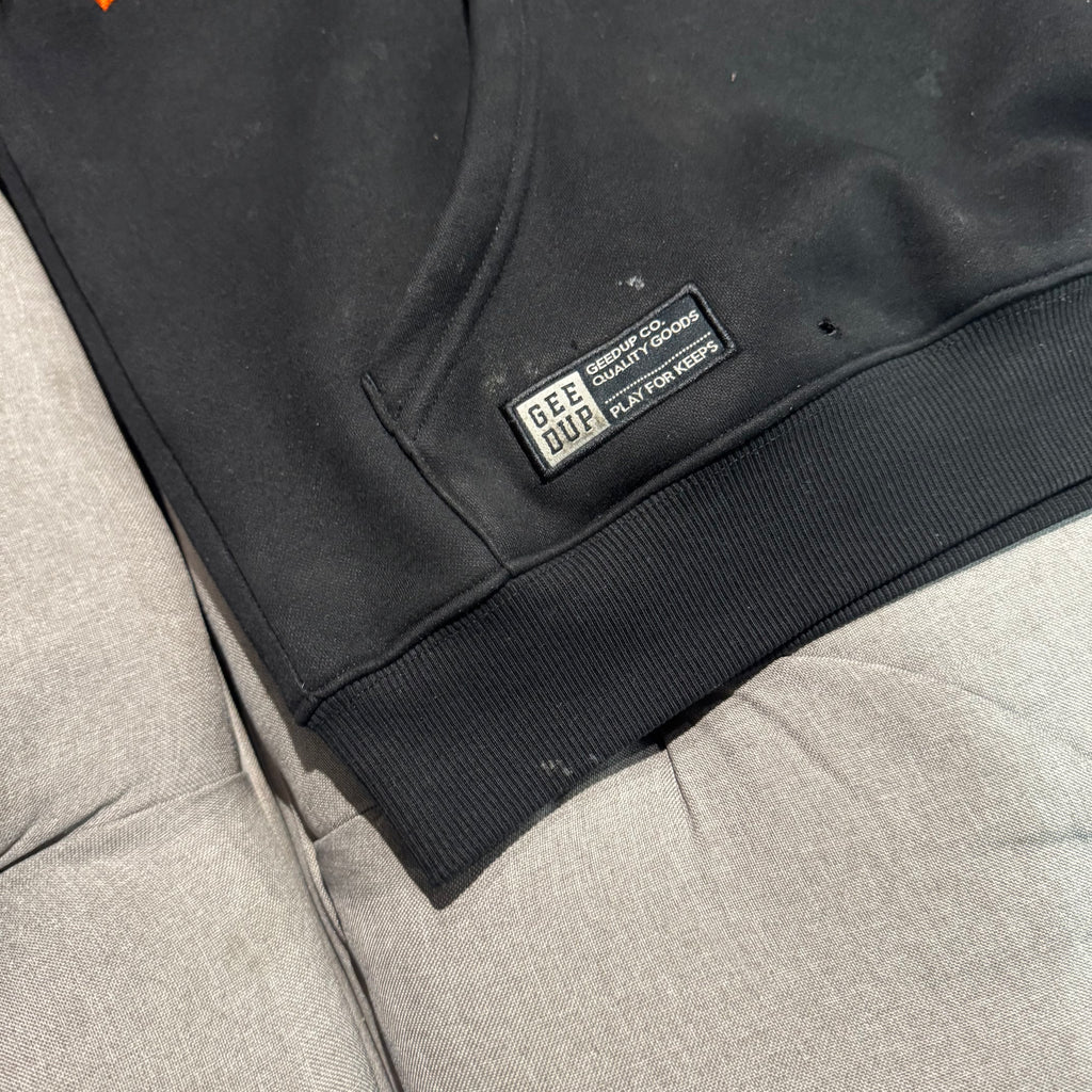 Geedup Team Logo Hoodie 'Black Orange'  (Second hand)