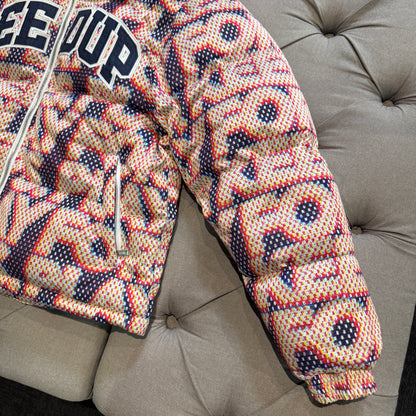 Geedup PFK Static Puffer Jacket 'Multi Colour' (Second hand)