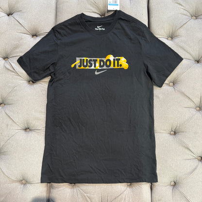 Nike Just Do It Banner T-Shirt 'Black Orange' (Brand New)
