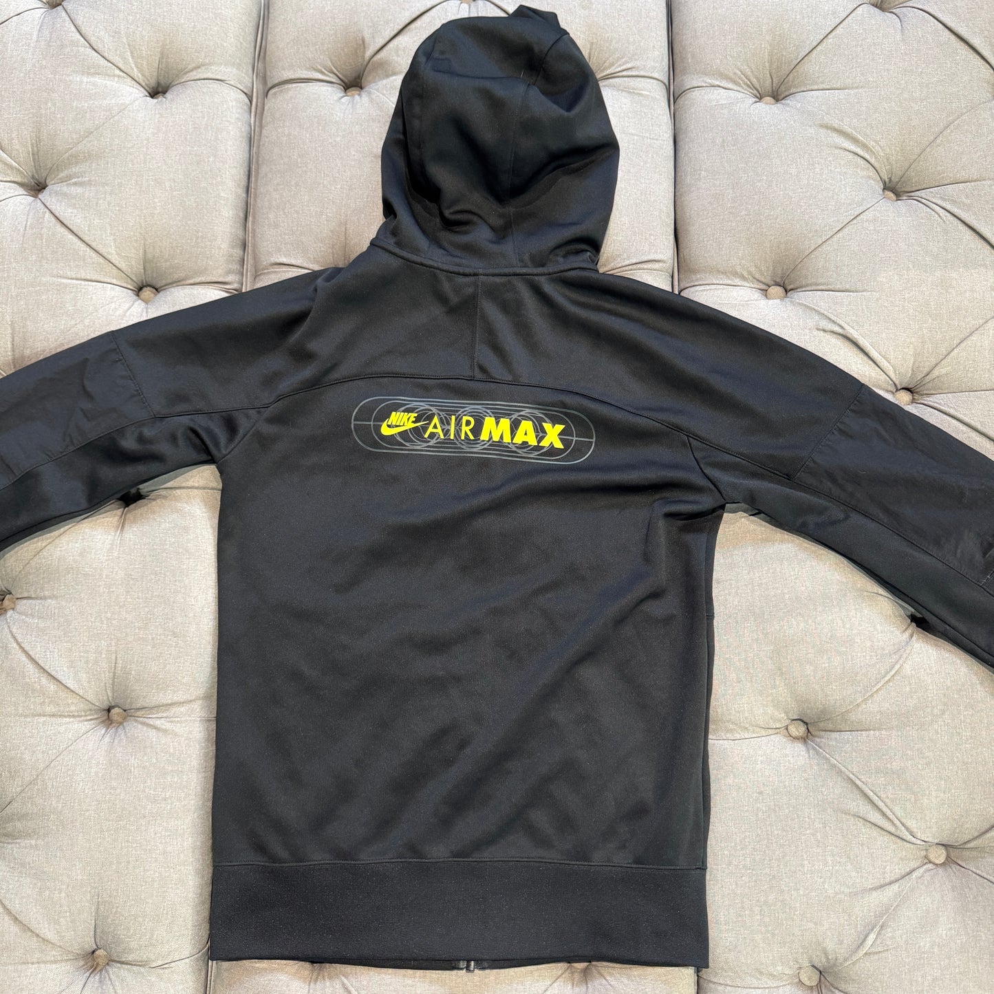 Nike Air Max Zip-Up Jacket 'Neon Green Black' (Second hand)