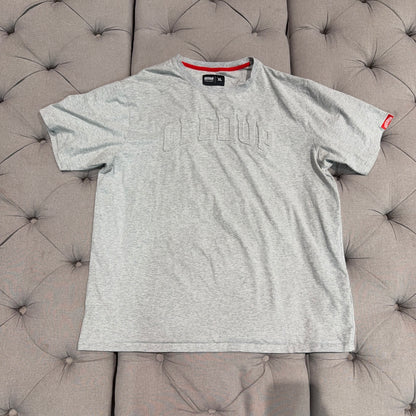 Geedup Embossed Logo T-Shirt 'Grey' (Second hand)
