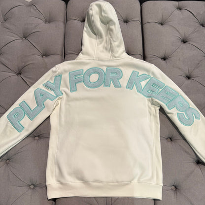 Geedup Play For Keeps Hoodie 'Bone White Teal' (Second hand)